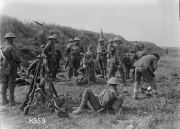 Rifle Brigade resting